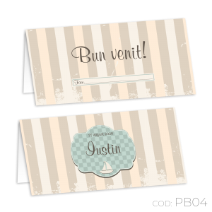 Plic de bani botez PB04